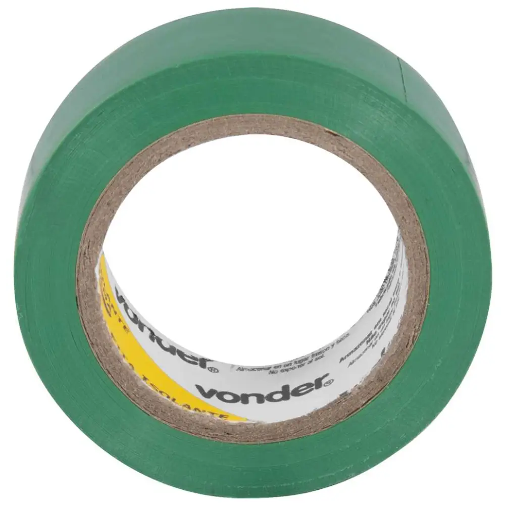 Fita Isolante 19mm x 10m Verde Vonder