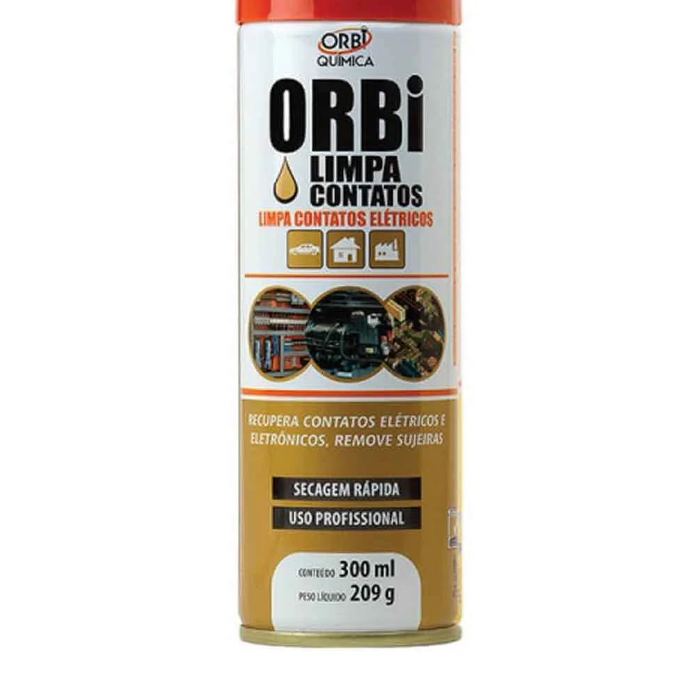 Limpa Contato Spray 300ml/209g Orbi