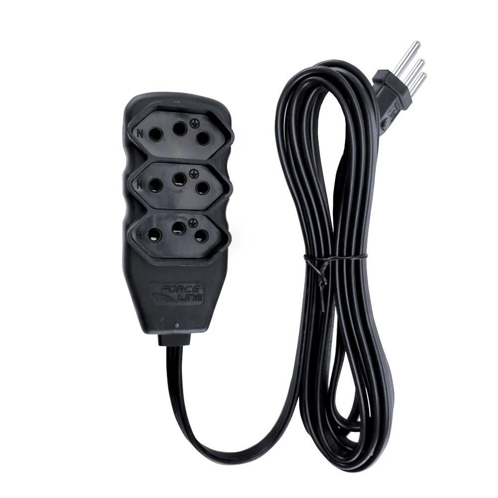Extensão 3tom Slim Trip Pt 3,0m Plug 90° Force Line