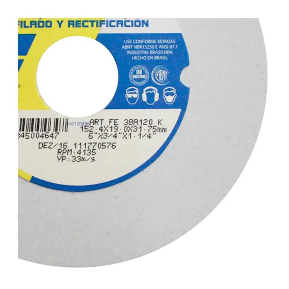 Rebolo Norton Branco 06 Pol X 3/4 Pol 38a 120 KVS