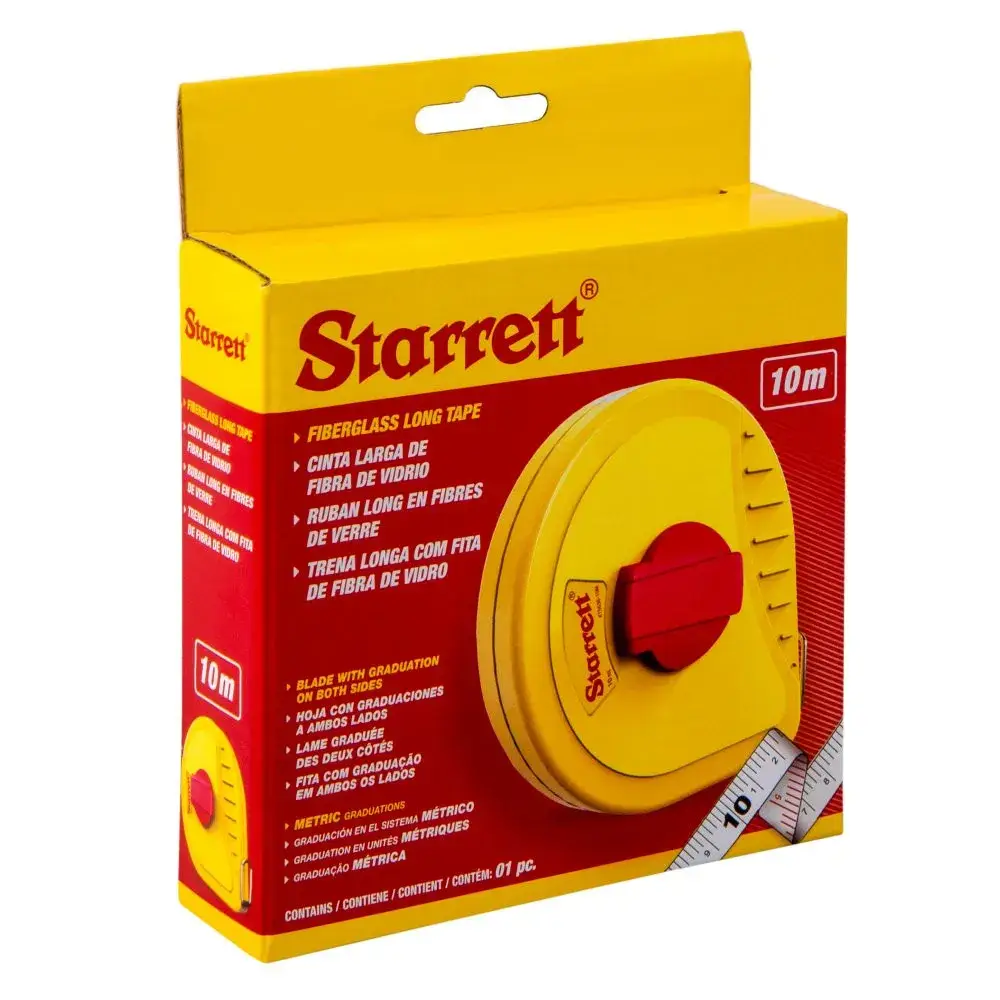 Trena Arco Fechado Fita Fibra Vidro 10m Kts638-10m Starrett