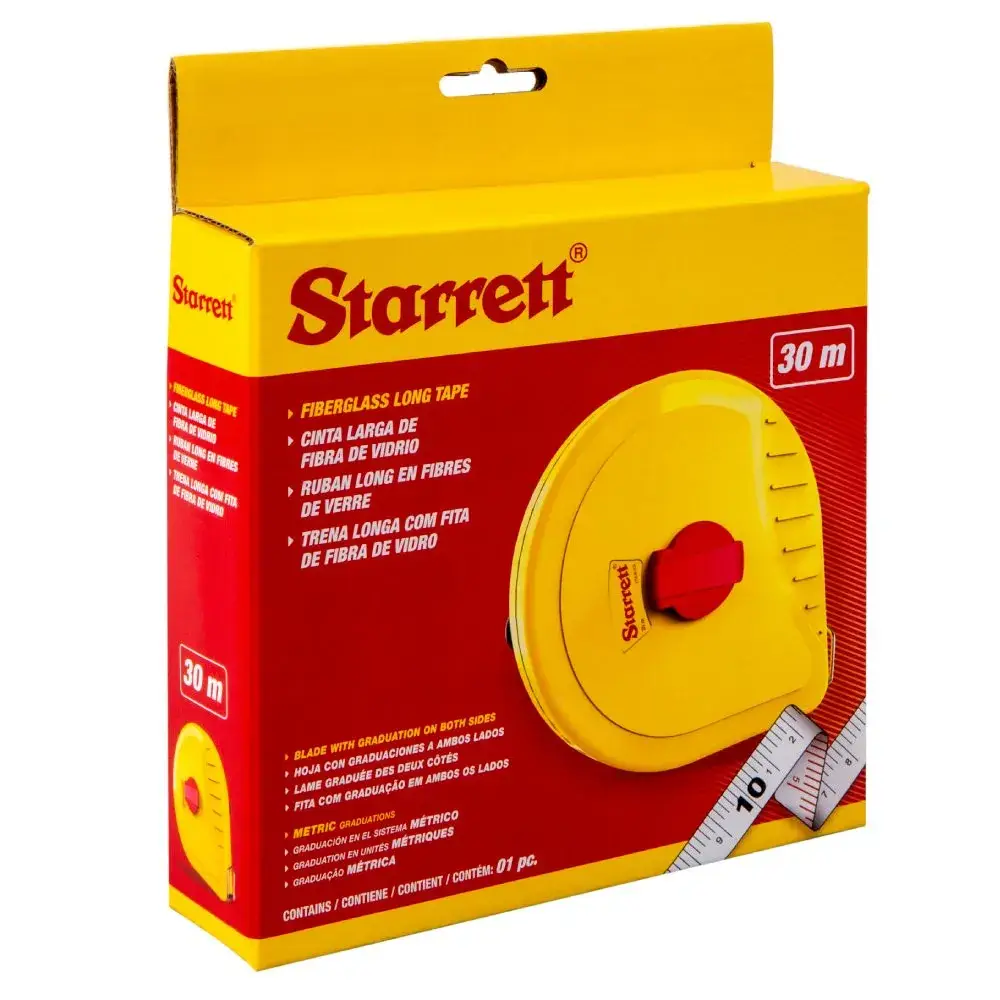 Trena Arco Fechado Fita Fibra Vidro 30m Kts638-30m Starrett