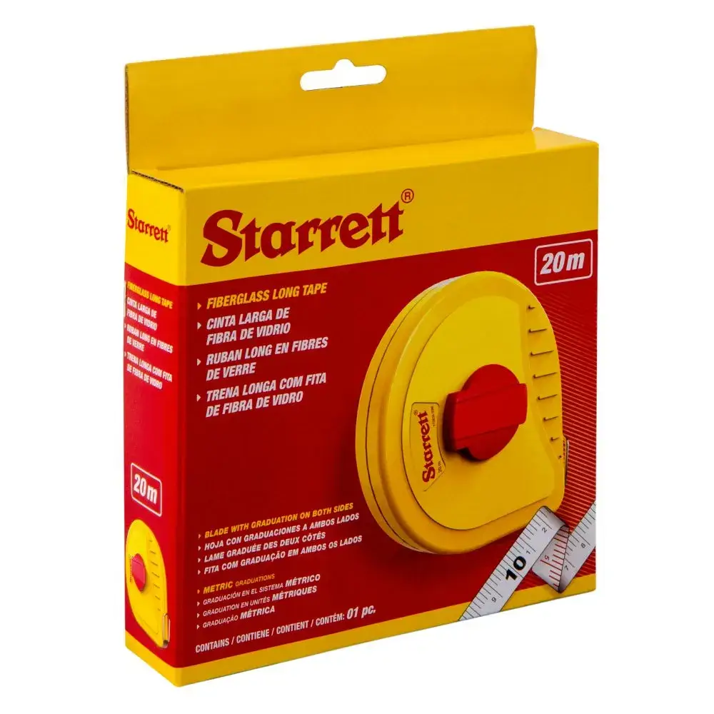 Trena Arco Fechado Fita Fibra Vidro 20m Kts638-20m Starrett