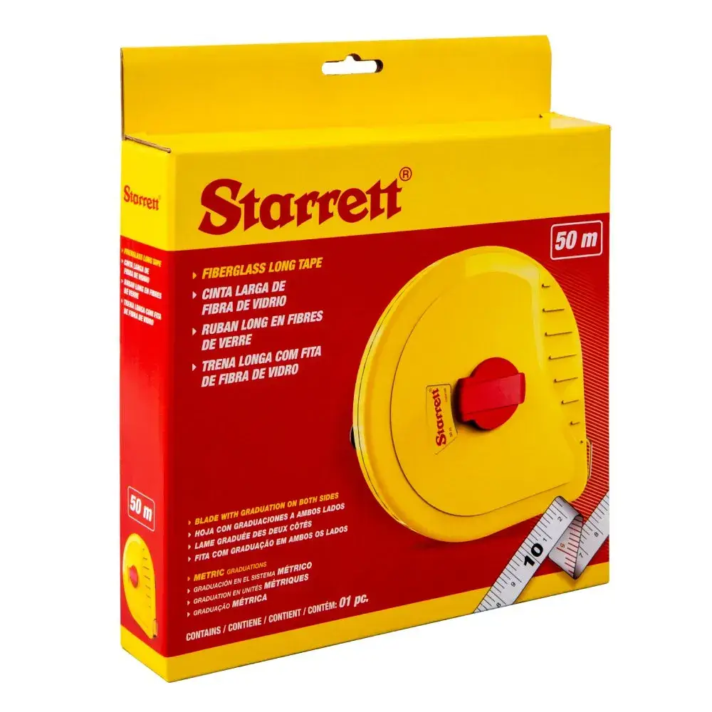 Trena Arco Fechado Fita Fibra Vidro 50m Kts638-50m Starrett