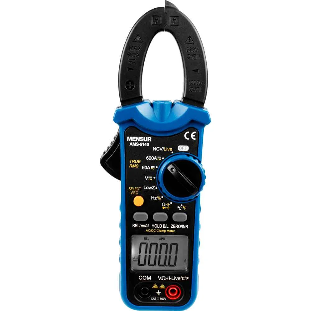 Alicate Amperimetro Digital Ac/Dc AMS-9140 Mensur