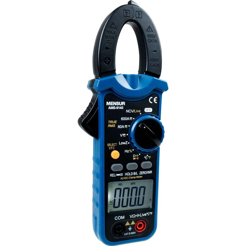 Alicate Amperimetro Digital Ac/Dc AMS-9140 Mensur
