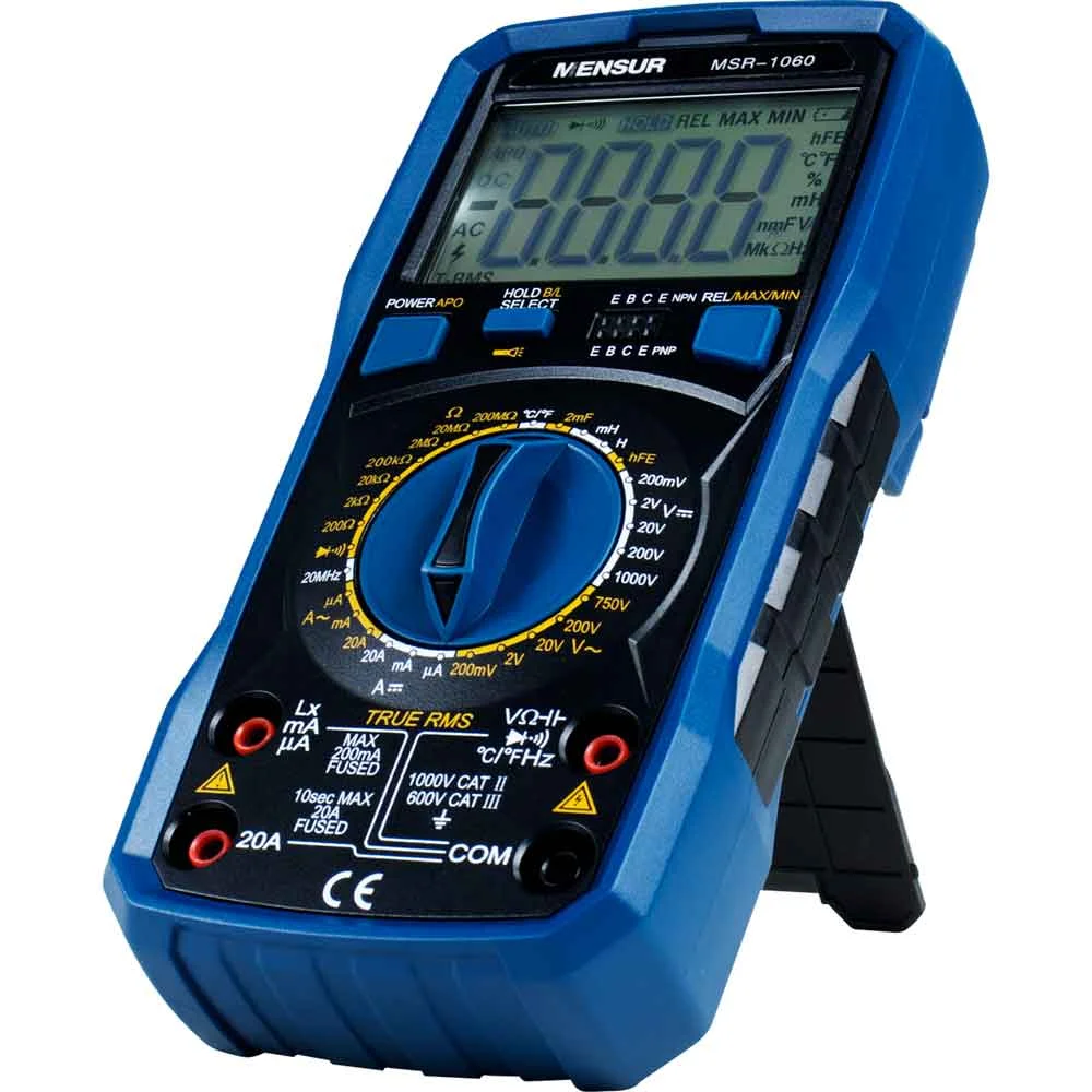 Multímetro Digital C/ Indutância MSR-1060 Mensur