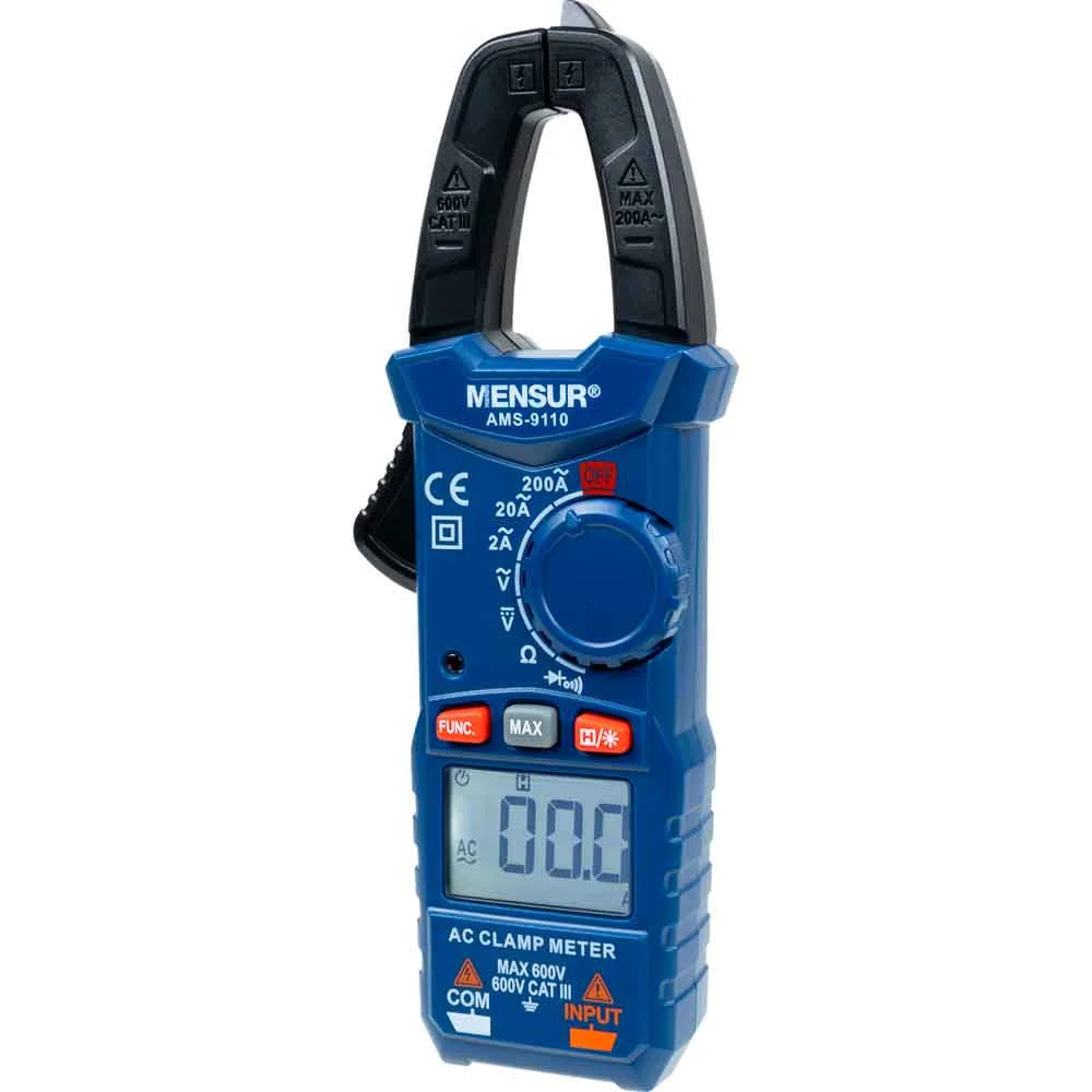 Alicate Amperímetro Digital Cat AMS-9110 Mensur 