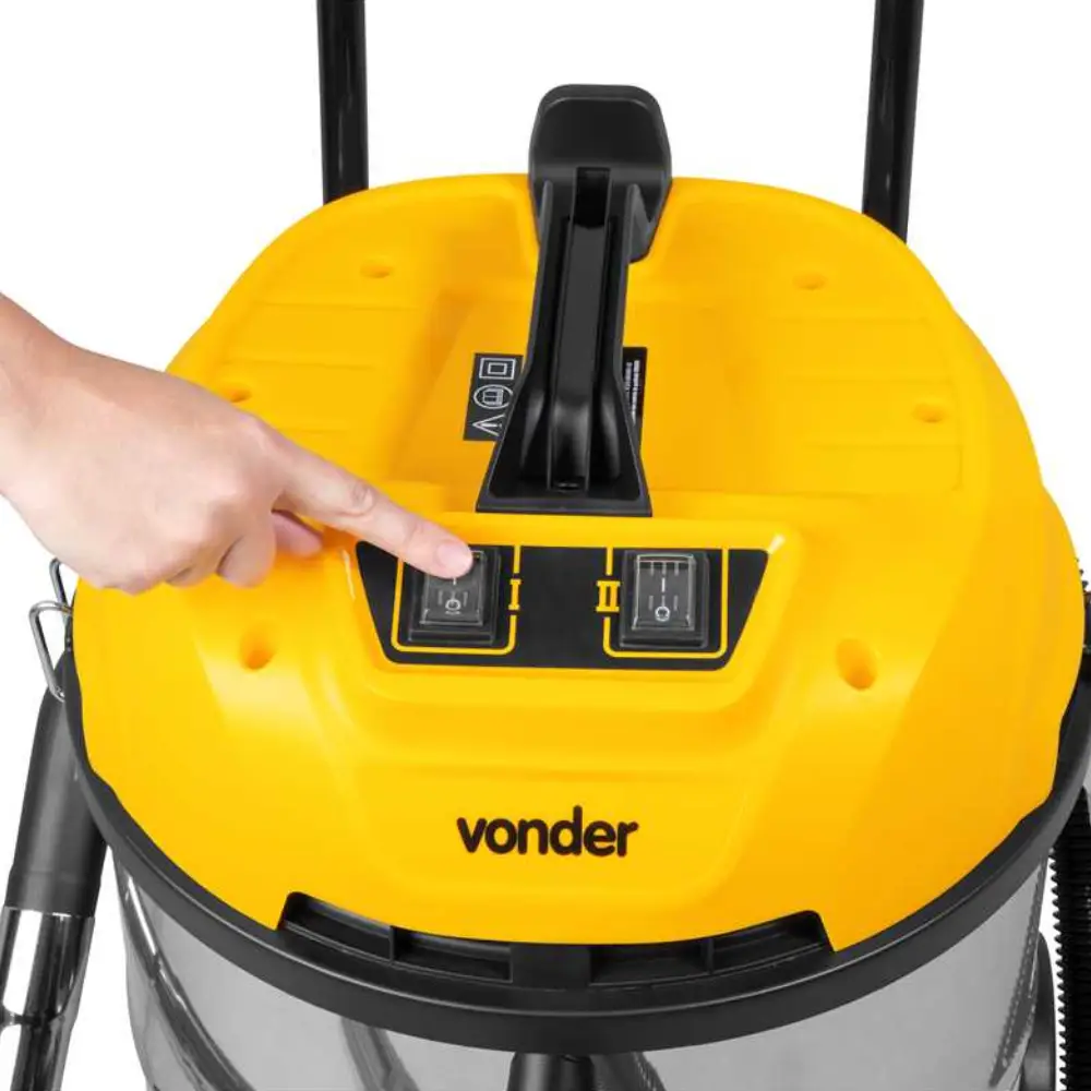 Aspirador de pó e líquidos 2400W 60L APV2460 220V Vonder
