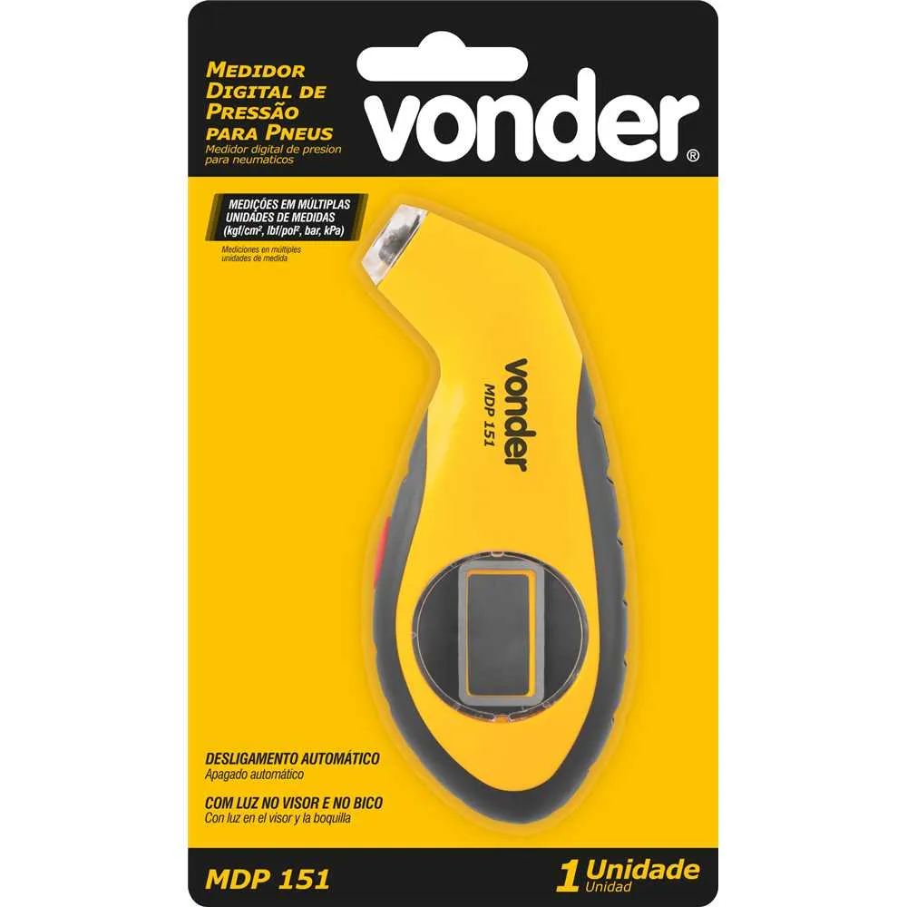 Medidor/Calibrador De Pressão MDP 151 Vonder