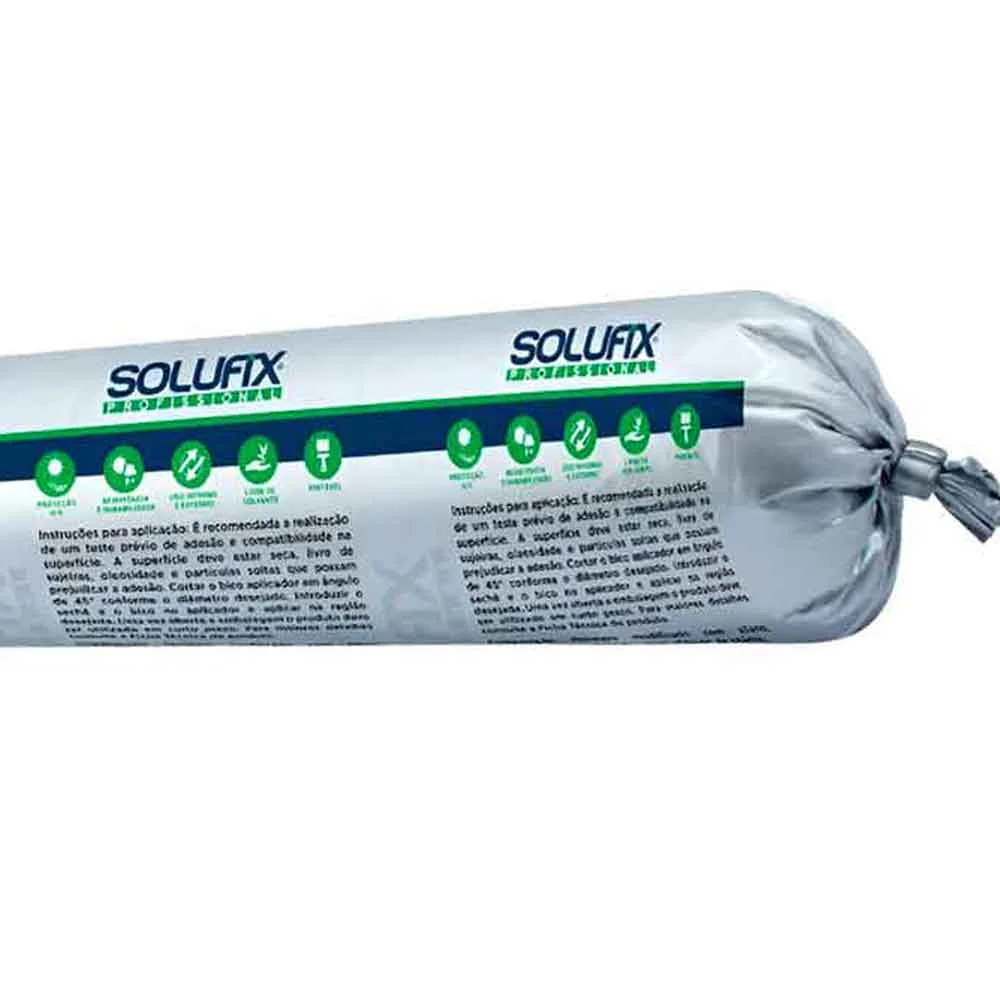 Pu 40 Solufix Profissional Sache 800g Cinza