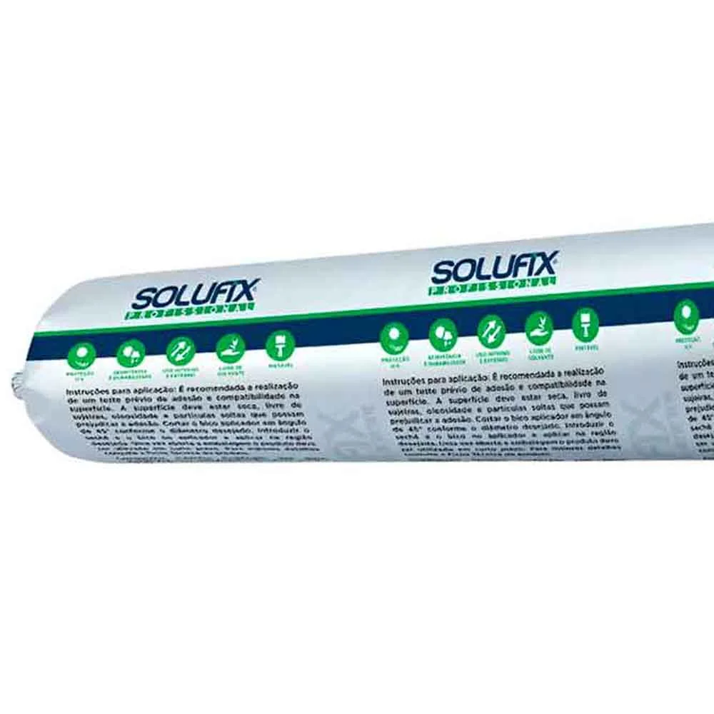 Pu 40 Solufix Profissional Sache 800g Cinza