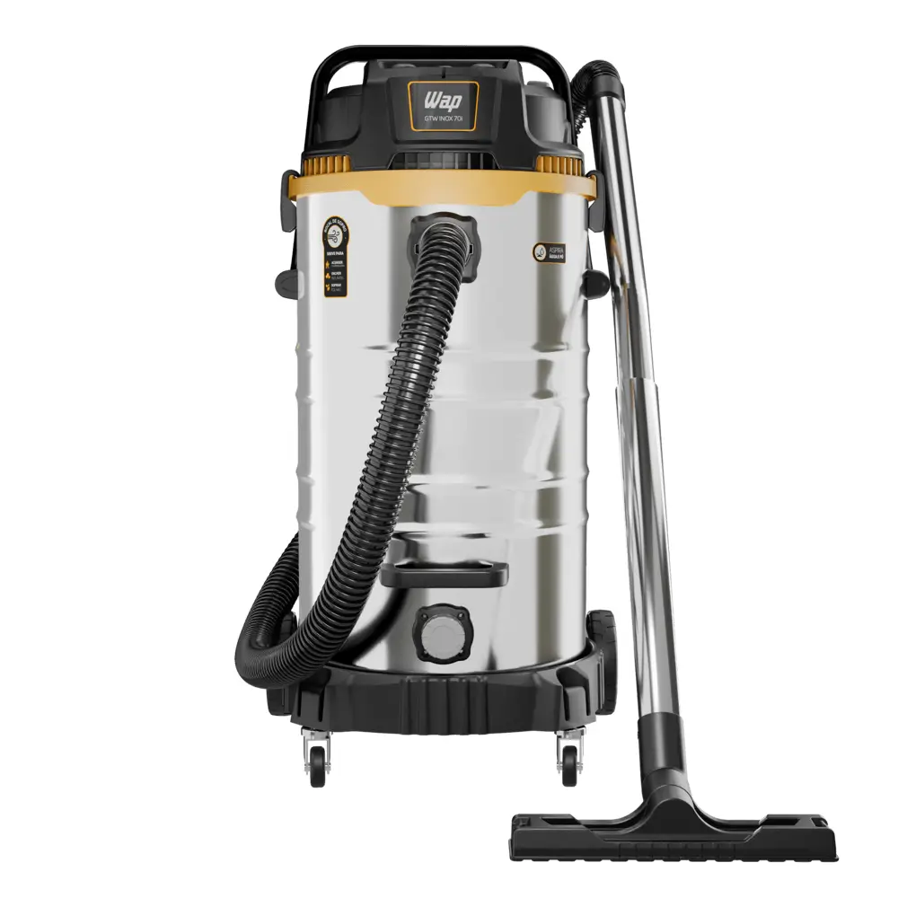 Aspirador De Pó e Água Gtw Inox 2800W 110V 70i Wap
