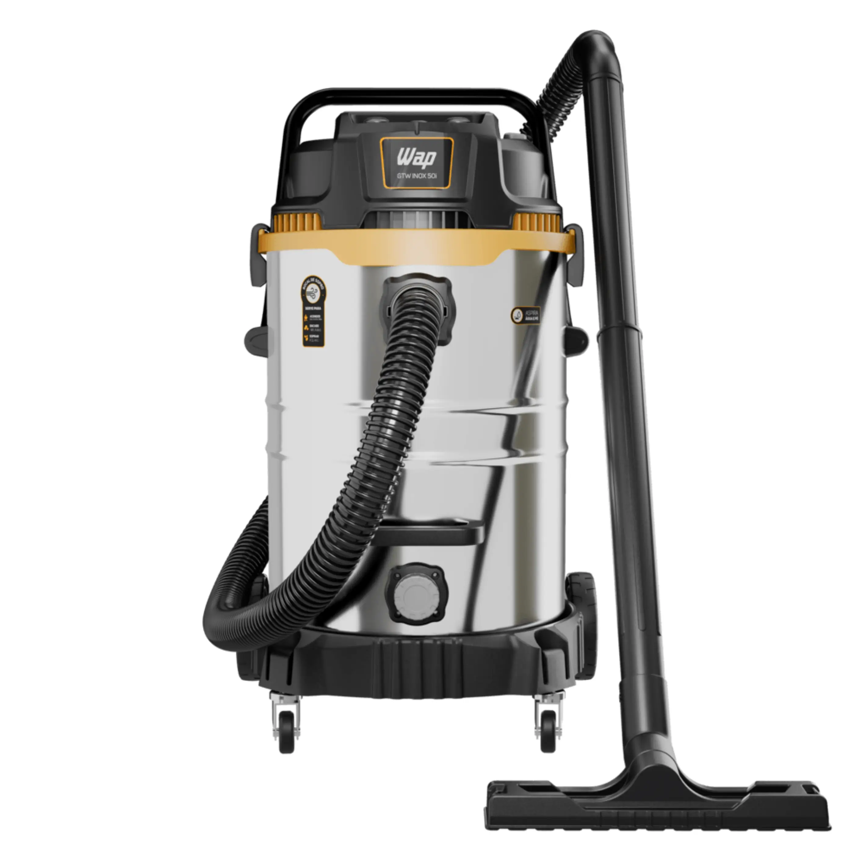 Aspirador de Pó e Água Gtw Inox 50i 2600W Wap