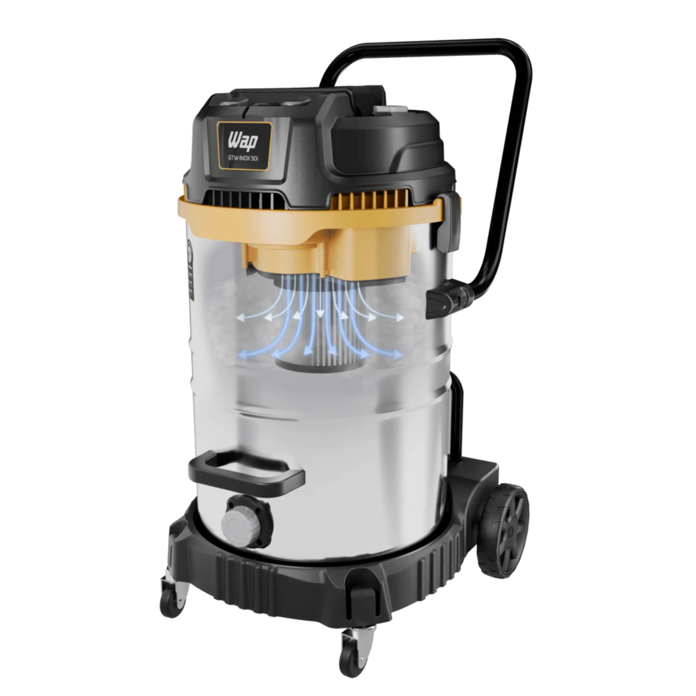 Aspirador de Pó e Água Gtw Inox 50i 2600W Wap