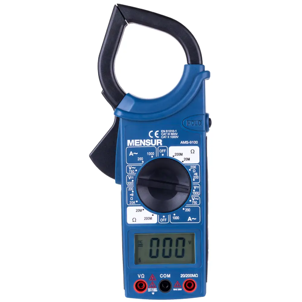 Alicate Amperímetro Digital AC1000A AMS-9100 Mensur