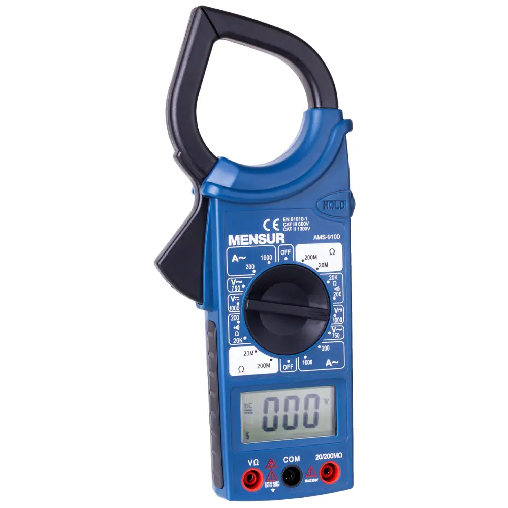 Alicate Amperímetro Digital AC1000A AMS-9100 Mensur