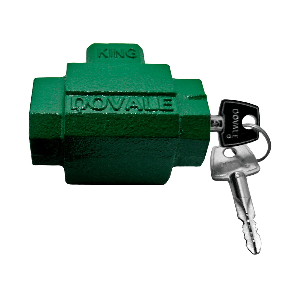 Cadeado Porta Aco Solo Dovale King 3 Verde 17500 