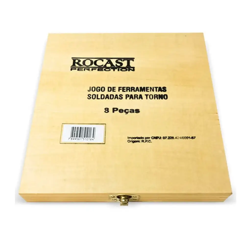 Jogo de Ferramentas Soldadas 8 peças 16x16mm Rocast