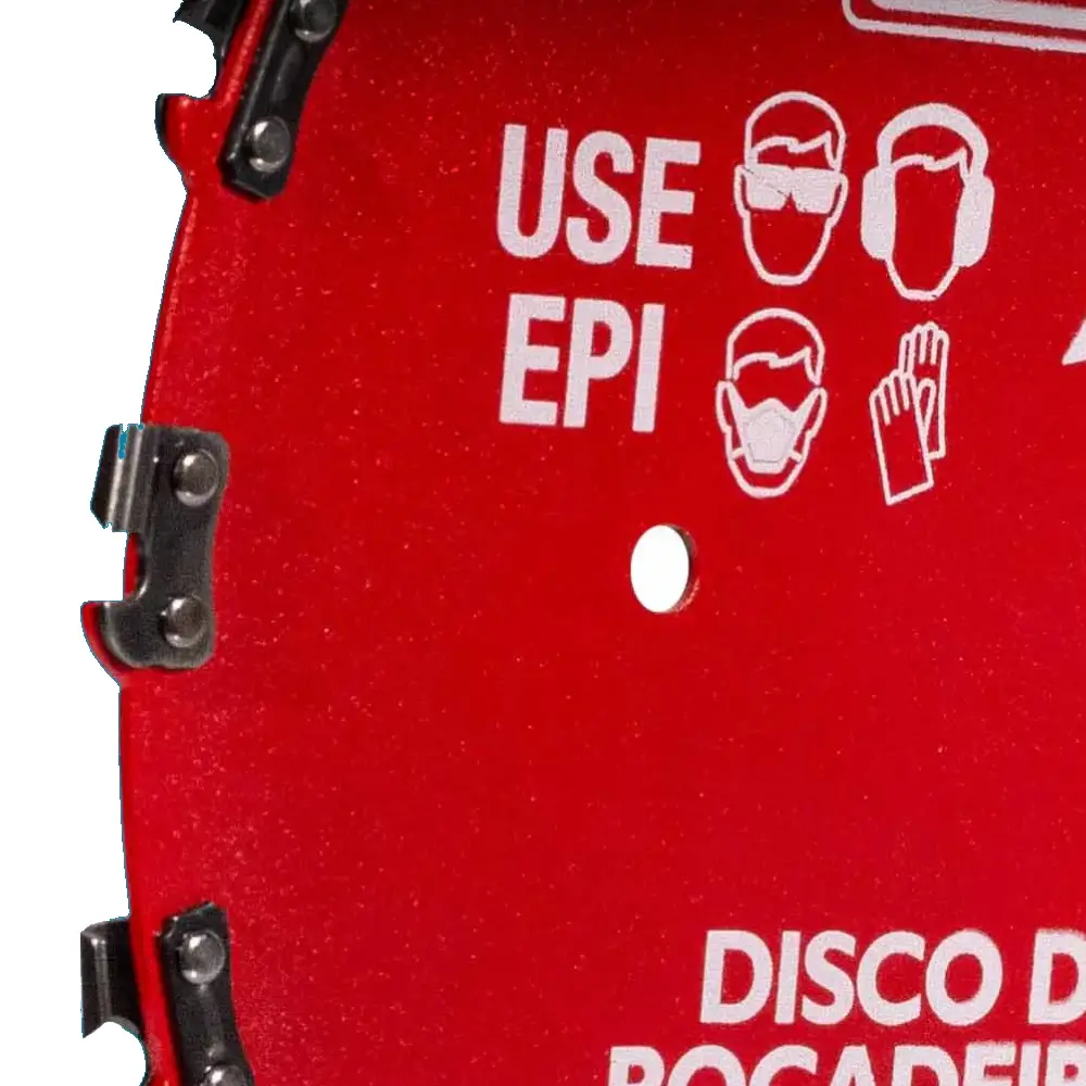 Disco de Serra para Roçadeira com Dentes Motosserra Rocast