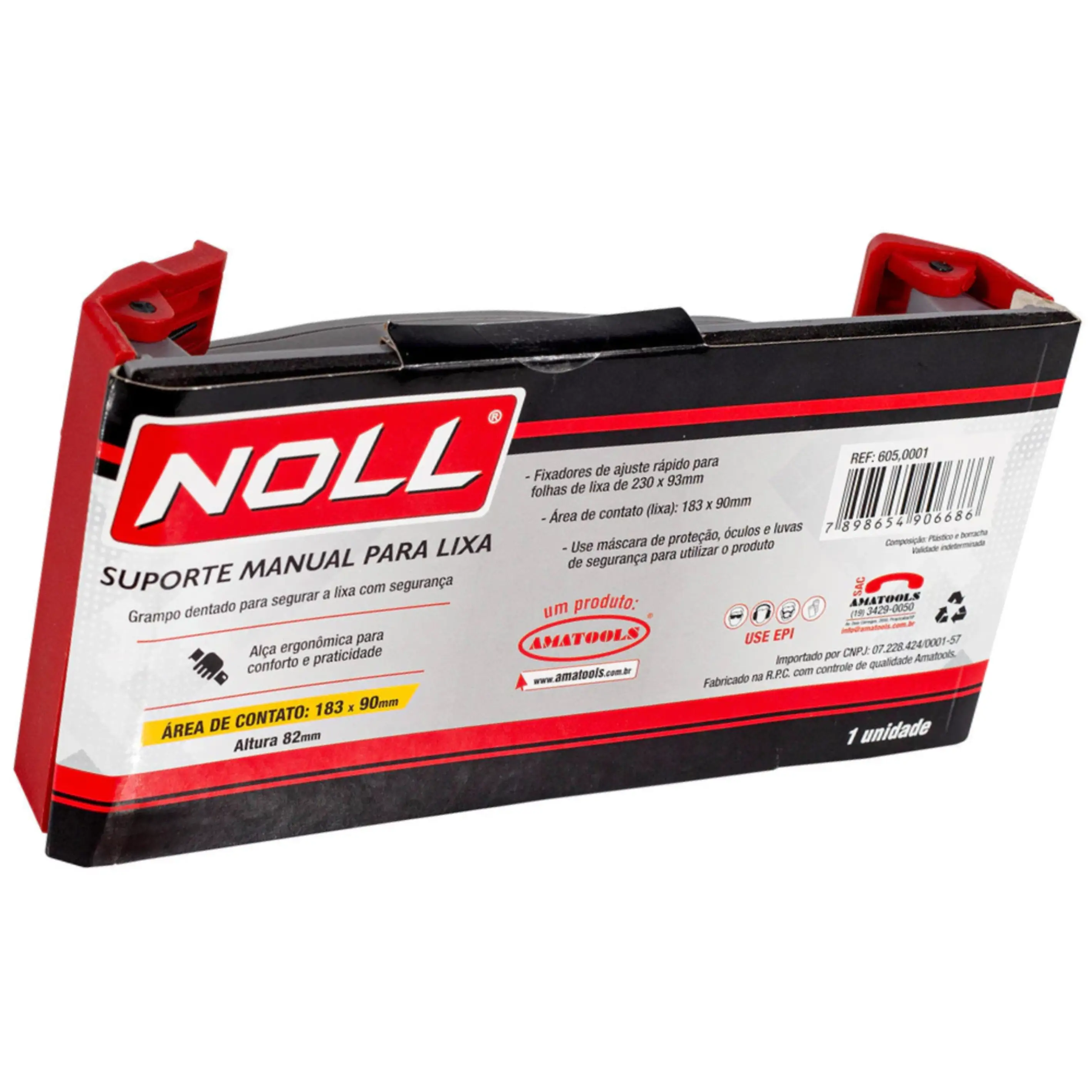 Suporte Manual para Lixa 183 x 90 x 82mm 6050001 Noll