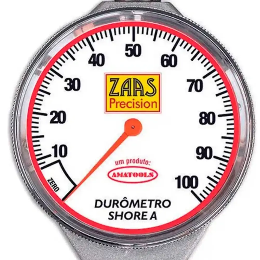 Durômetro Analógico Shore A 0-100mm 660001 Zaas