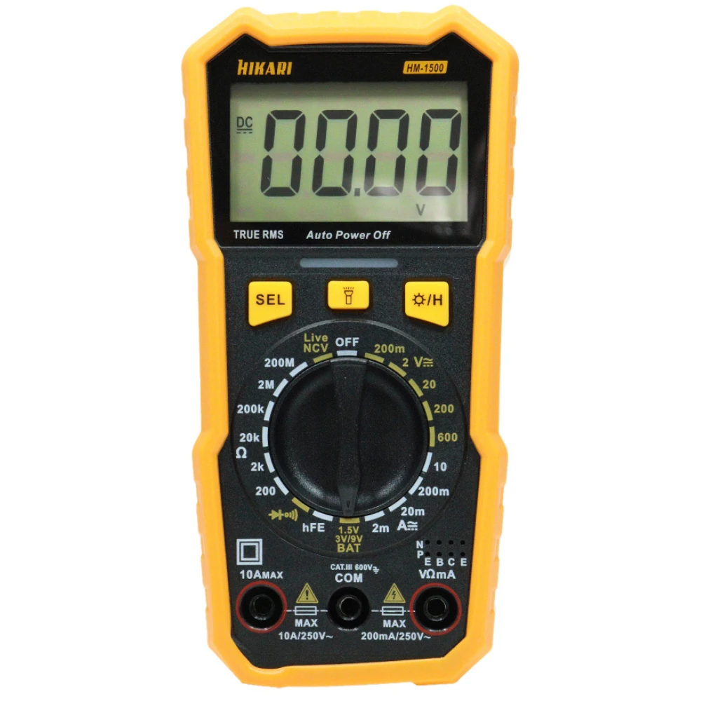 Multimetro Digital HM-1500 Hikari