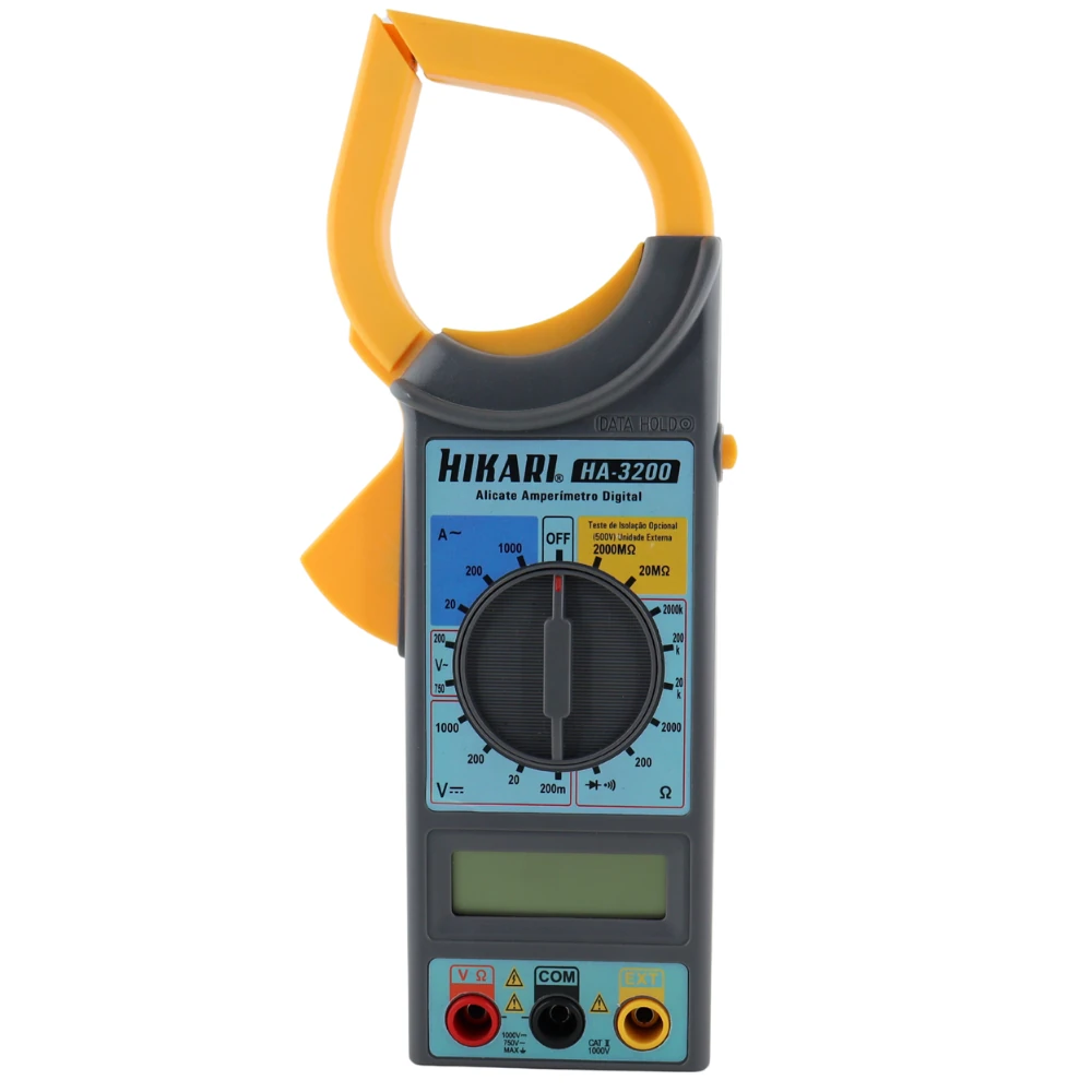 Alicate Amperimetro Digital HA-3200 Hikari