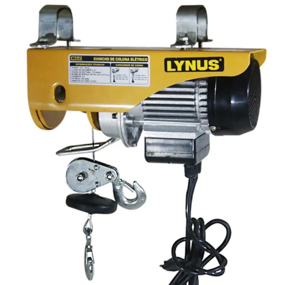 Guincho Elétrico de Coluna MGC-300 600kg 110V Lynus