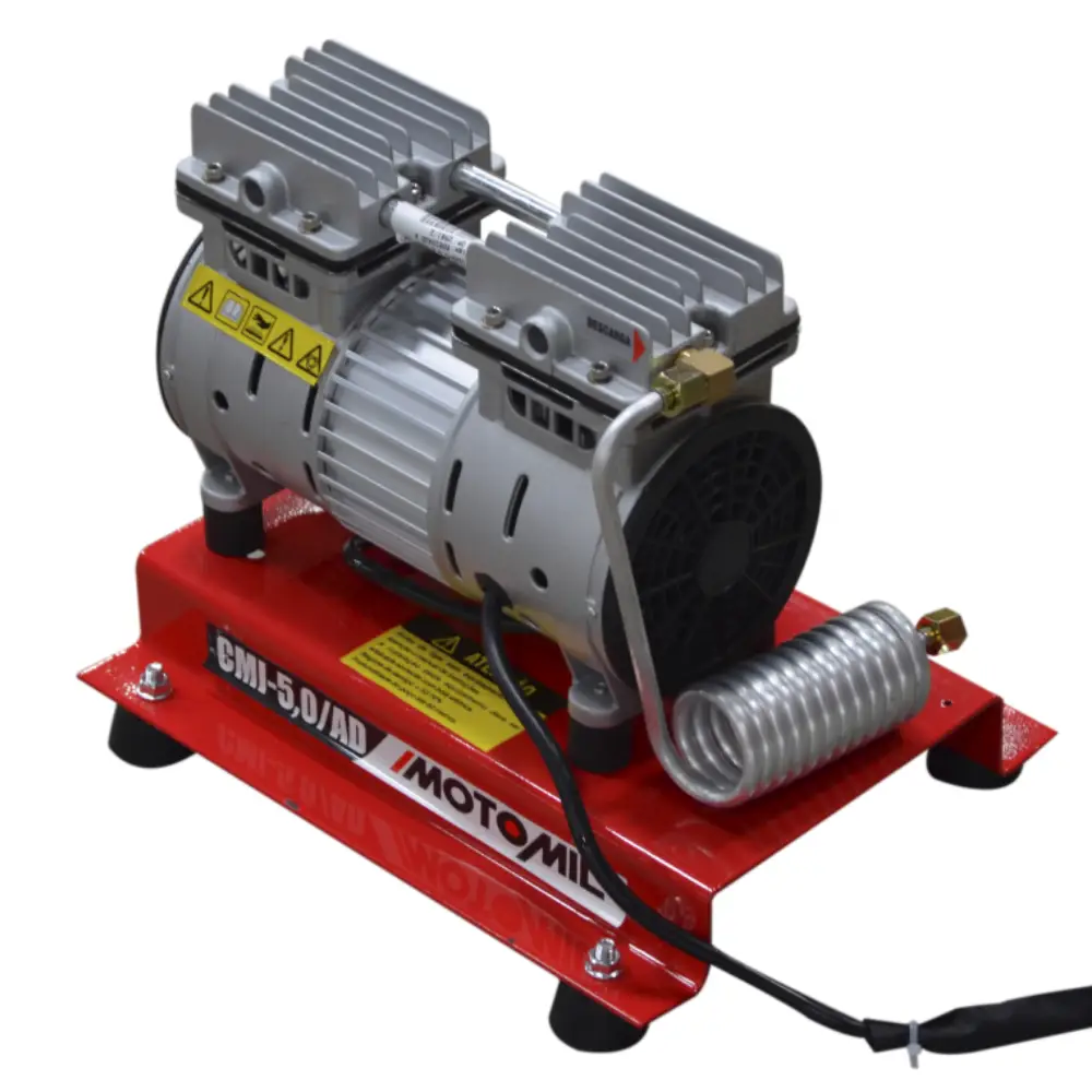 Motocompressor Ar Direto Isento de Óleo 5 PES3 1CV 127V Motomil