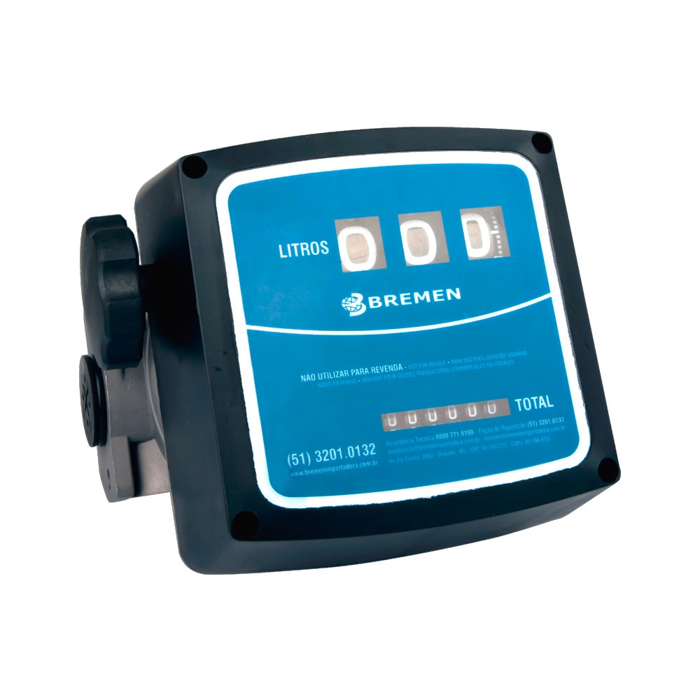 Medidor Vazao Mecânico 3 Digitos Diesel 7810 Bremen