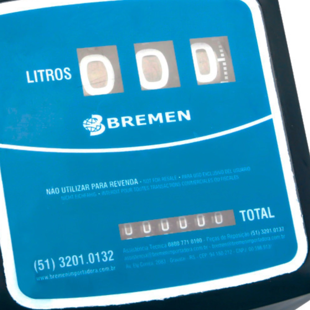Medidor Vazao Mecânico 3 Digitos Diesel 7810 Bremen