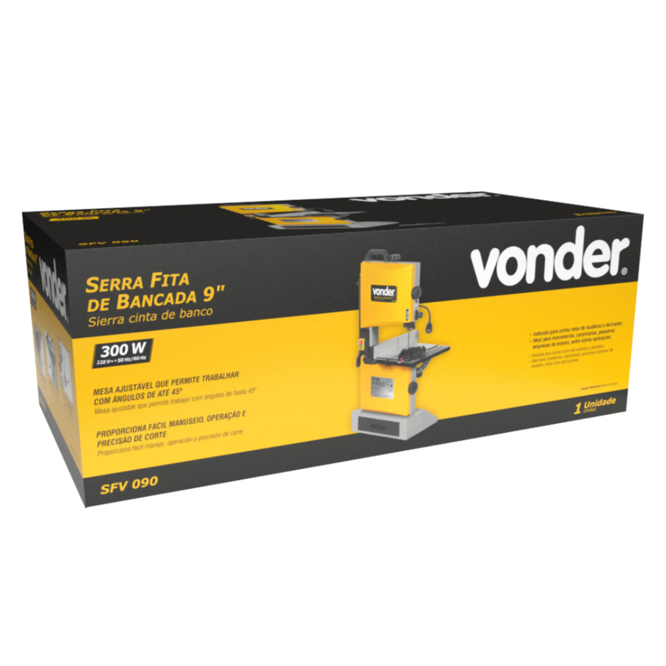 Serra Fita de Bancada 9 pol. 300W SFV 090 220V Vonder