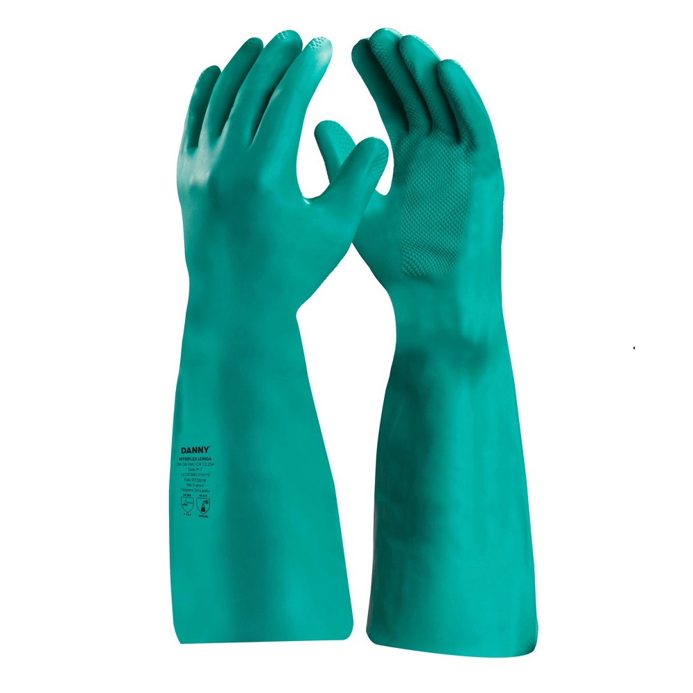 Luva Nitrilica Longa 46CM Danny
