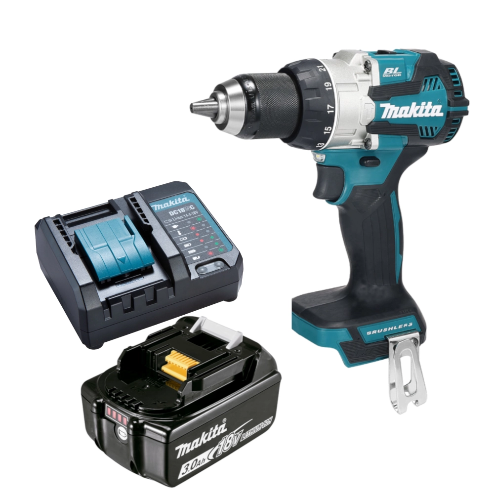 Kit Parafusadeira a Bateria DHP489 18V Bivolt Makita