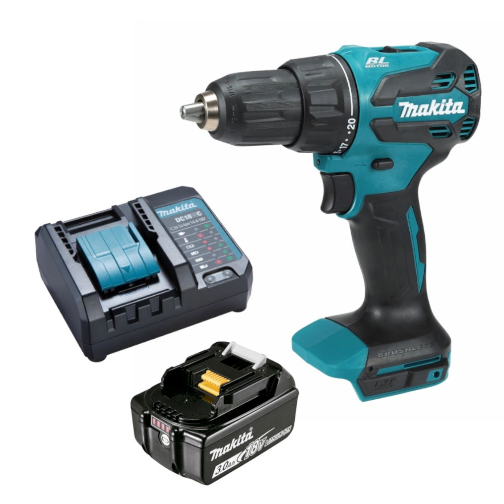 Kit Parafusadeira a Bateria DHP490 18V Bivolt Makita