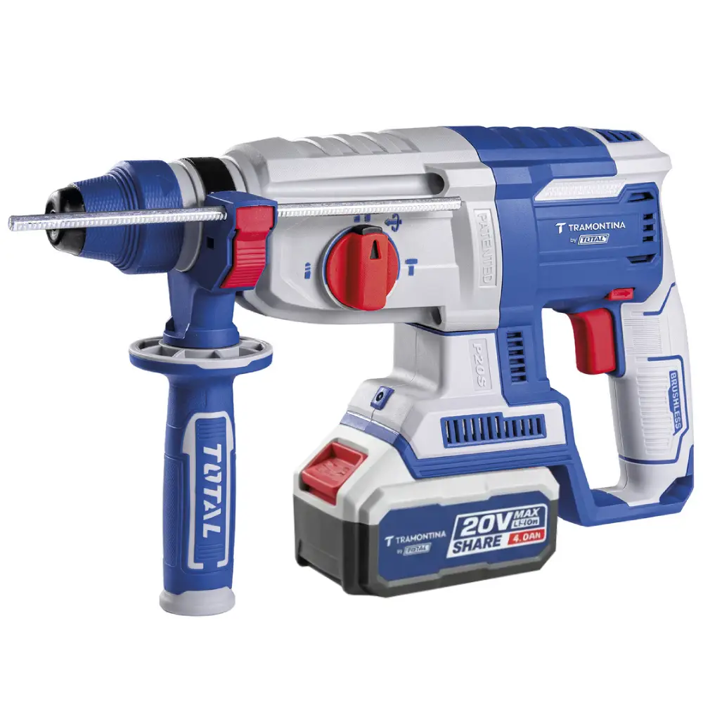Martelete SDS-Plus 2 Bat 20V de 4Ah Tramontina by Total