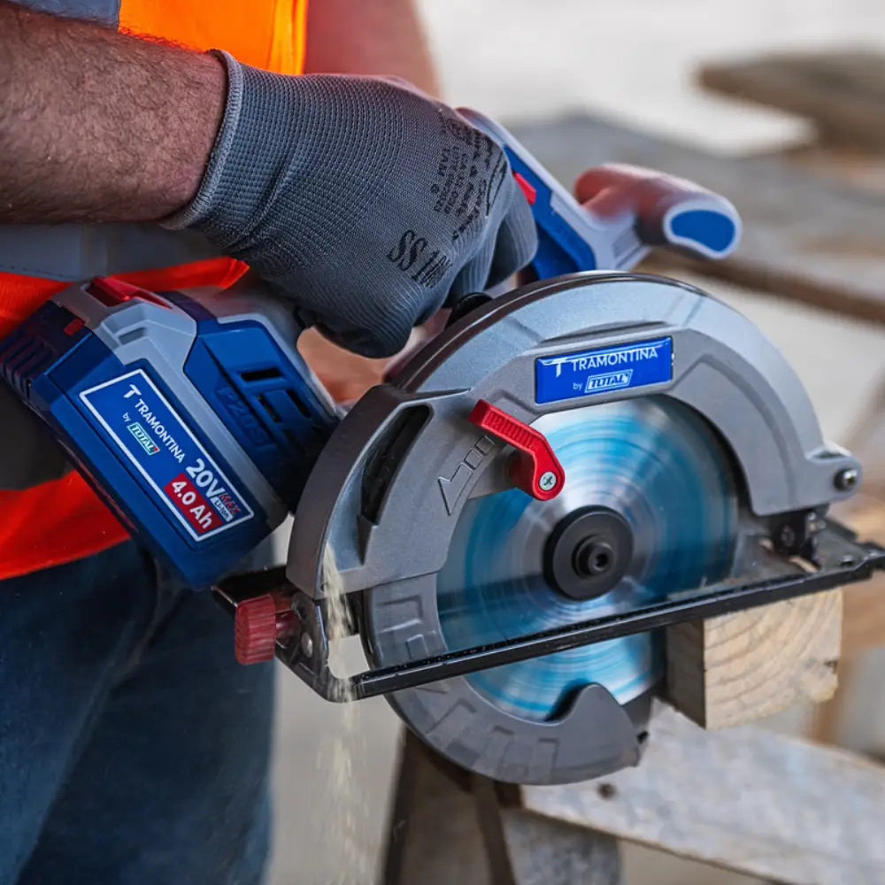 Serra Circular 20V 7-1/4 pol sem Bat/Car Tramontina by TOTAL