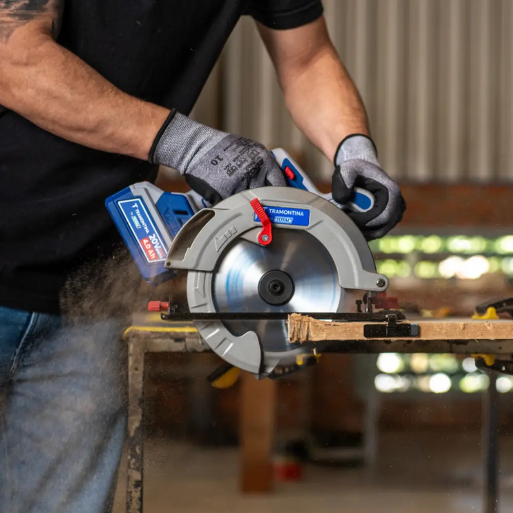 Serra Circular 20V 7-1/4 pol sem Bat/Car Tramontina by TOTAL