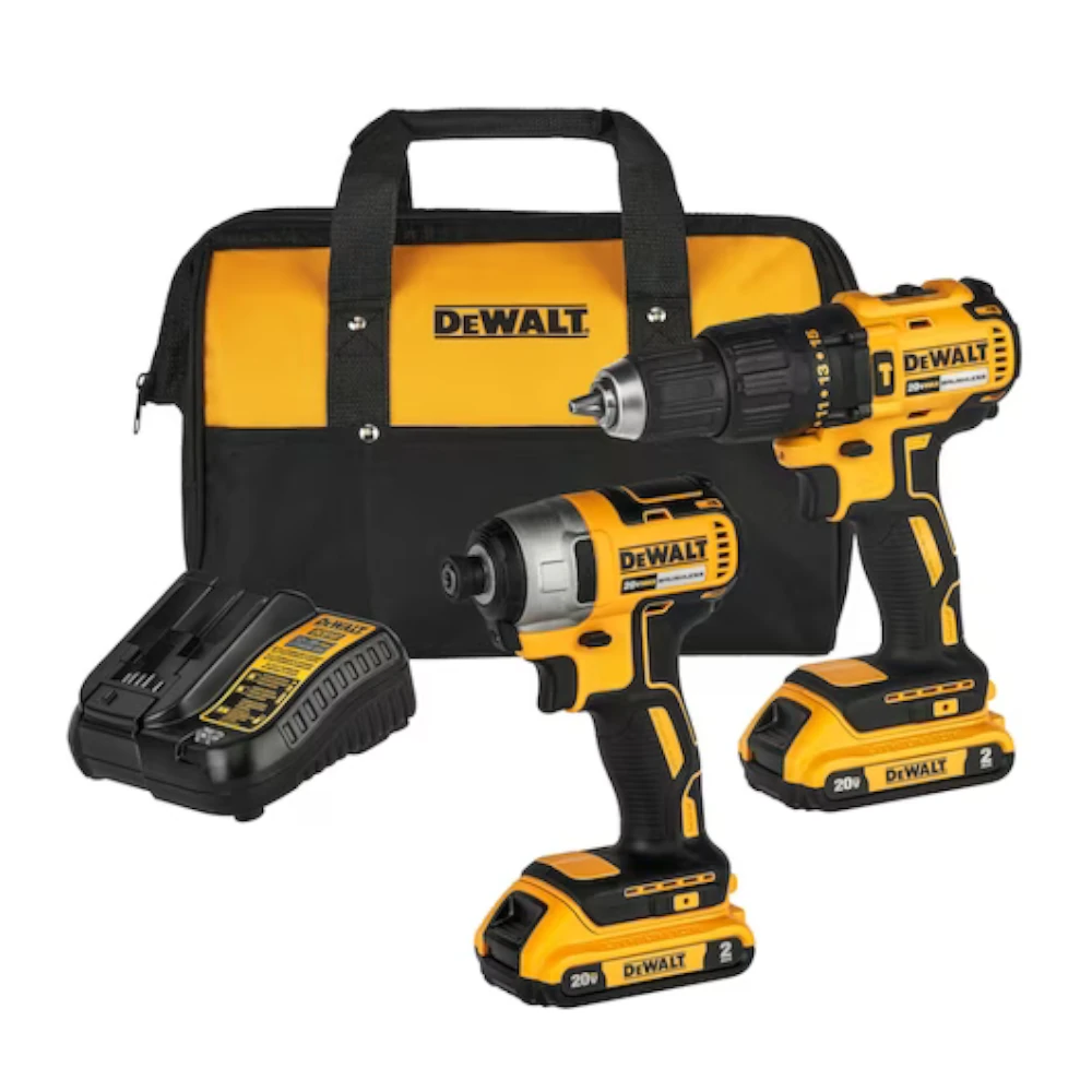 Kit Furadeira/Parafusadeira 20V DCK276D2 Bivolt Dewalt