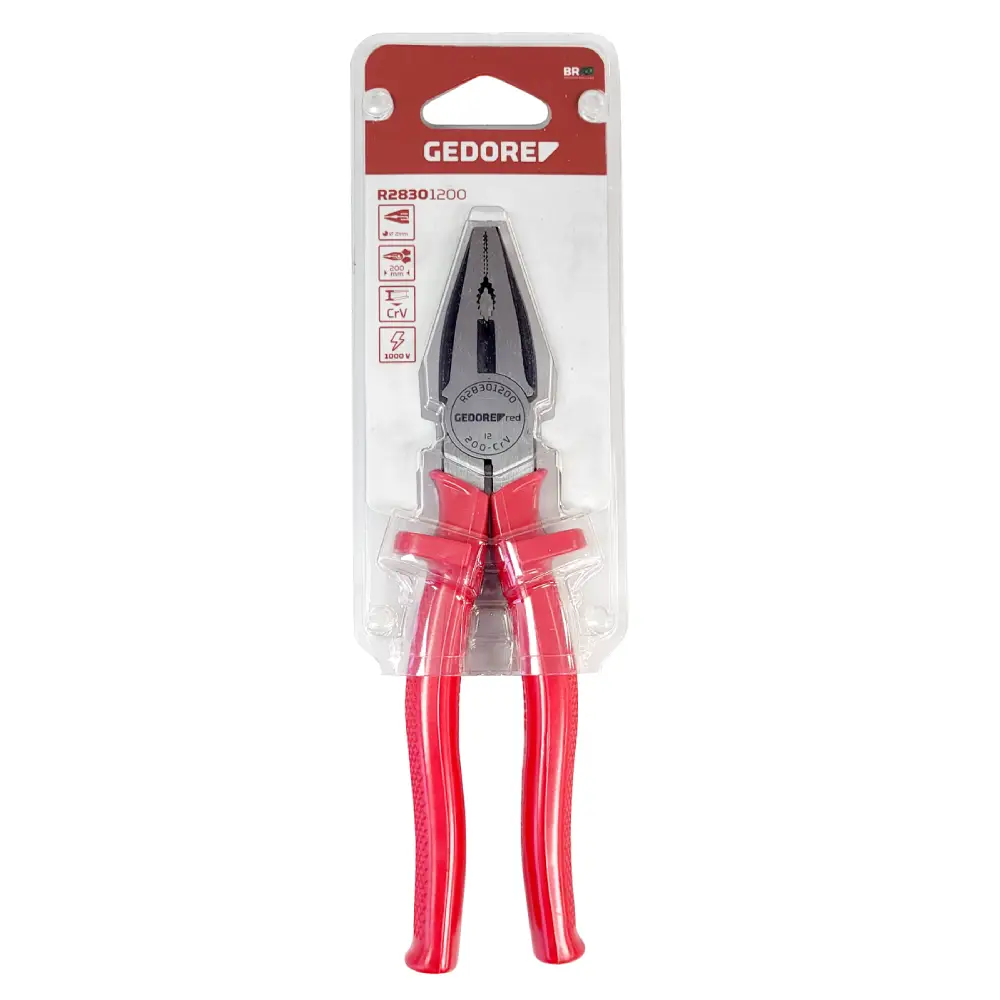 Alicate Universal 08 Polegadas R28301200 Gedore Red