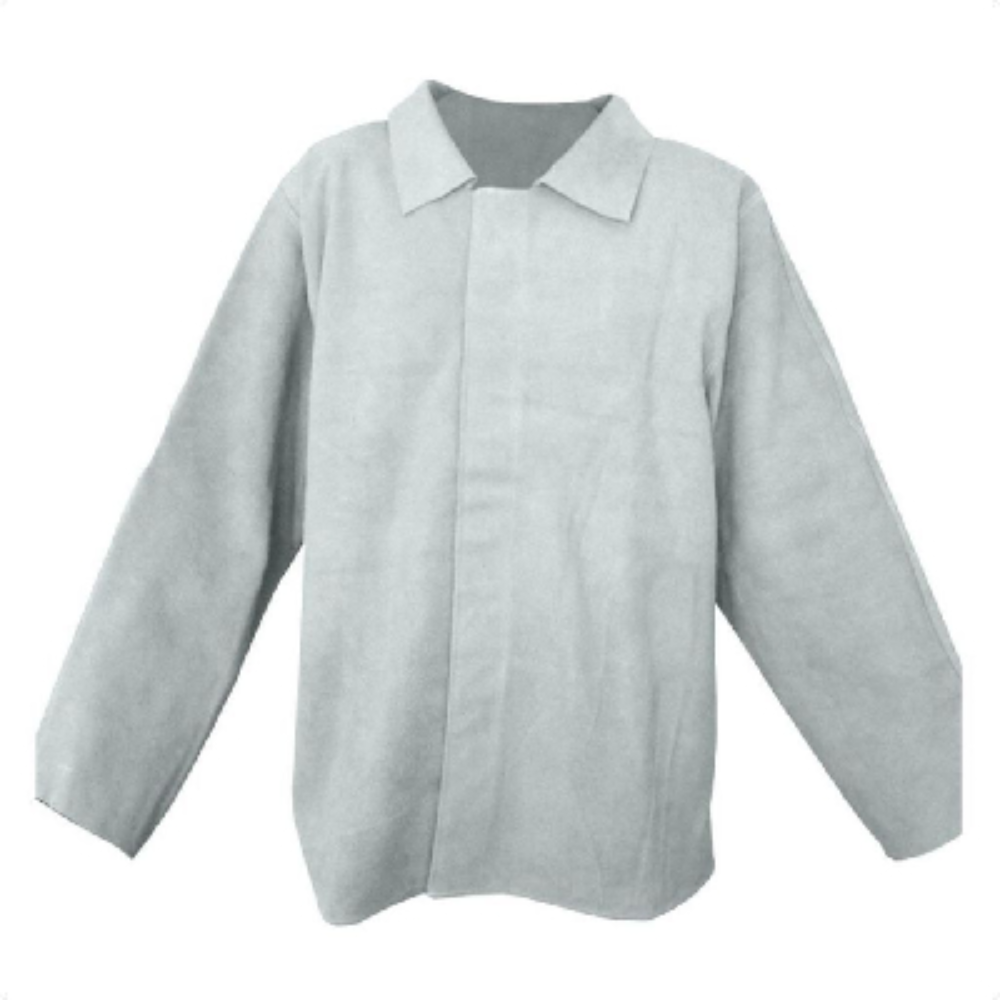 Blusão Em Raspa Soldador Cinza Tamanho M Nexus