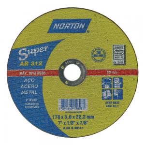 Disco AR312 Super 04.1/2 pol x 2tx 7/8 polegadas Norton