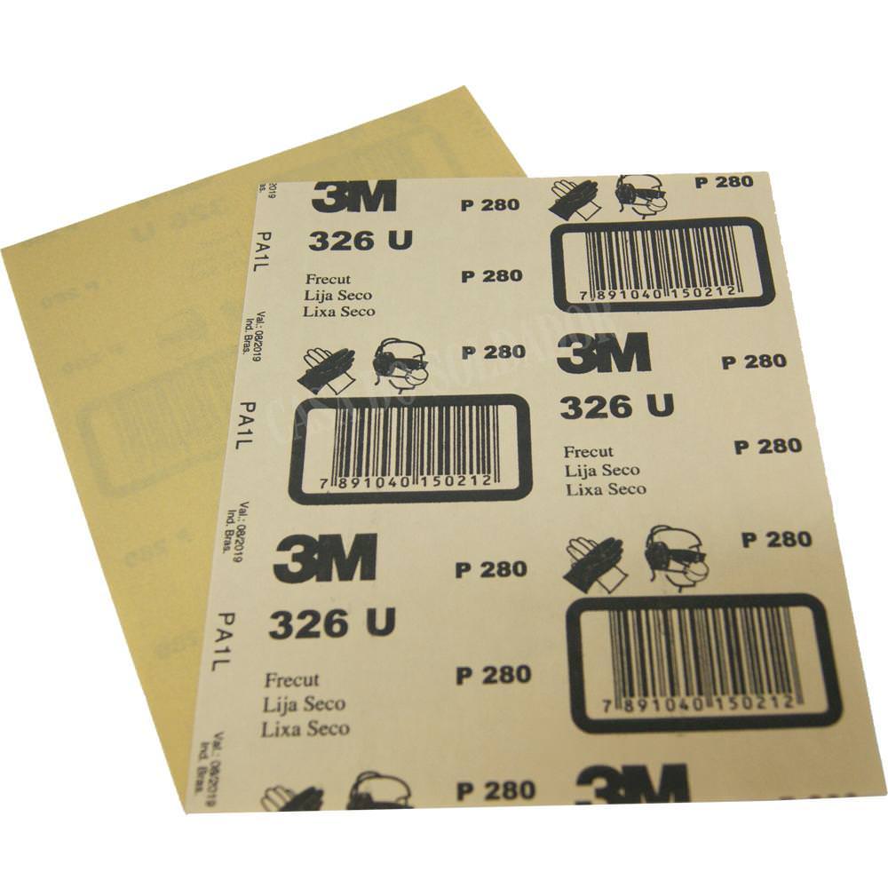 Lixa a Seco 326U Grão 280 - 3m