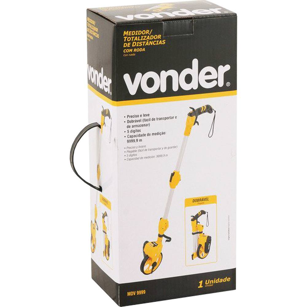 Medidor totalizador de distância com roda, 5 dígitos - Vonder