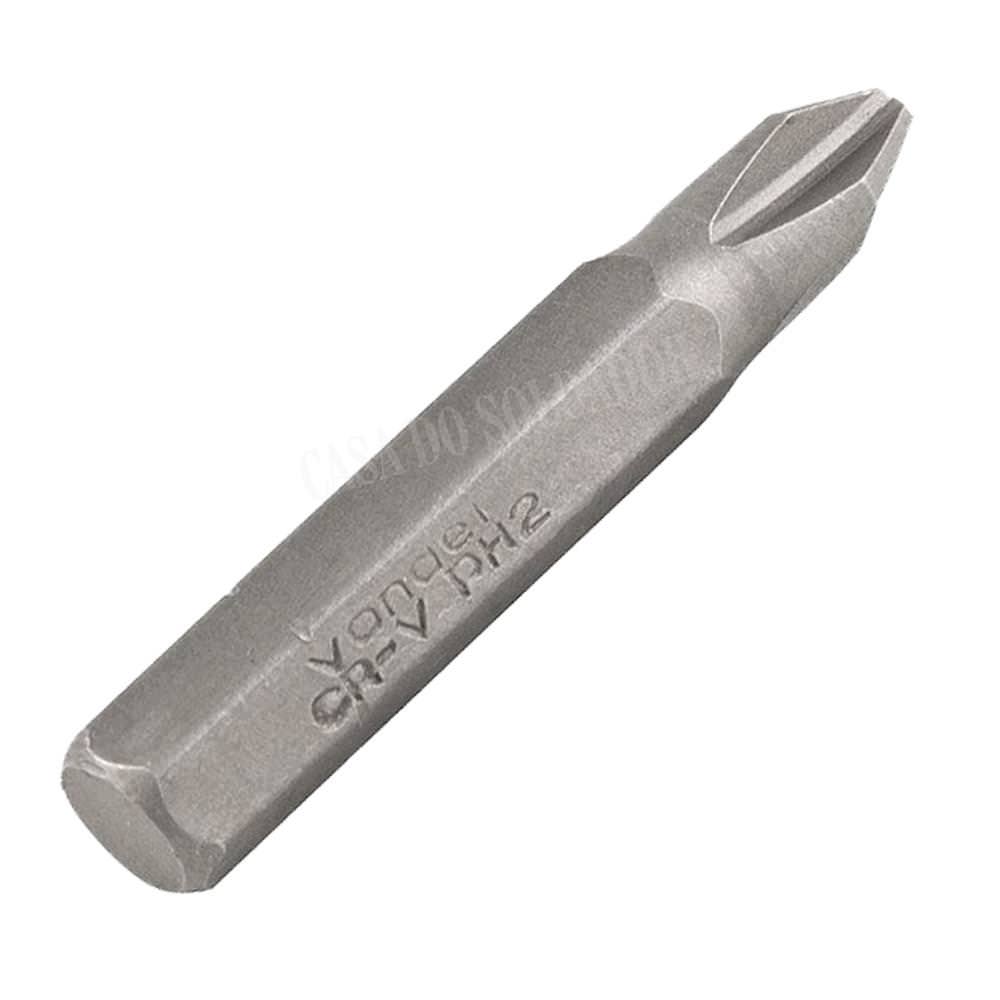 Jogo Bits phillips com 5 peças  encaixe 1/4 N2 x 38mm Vonder