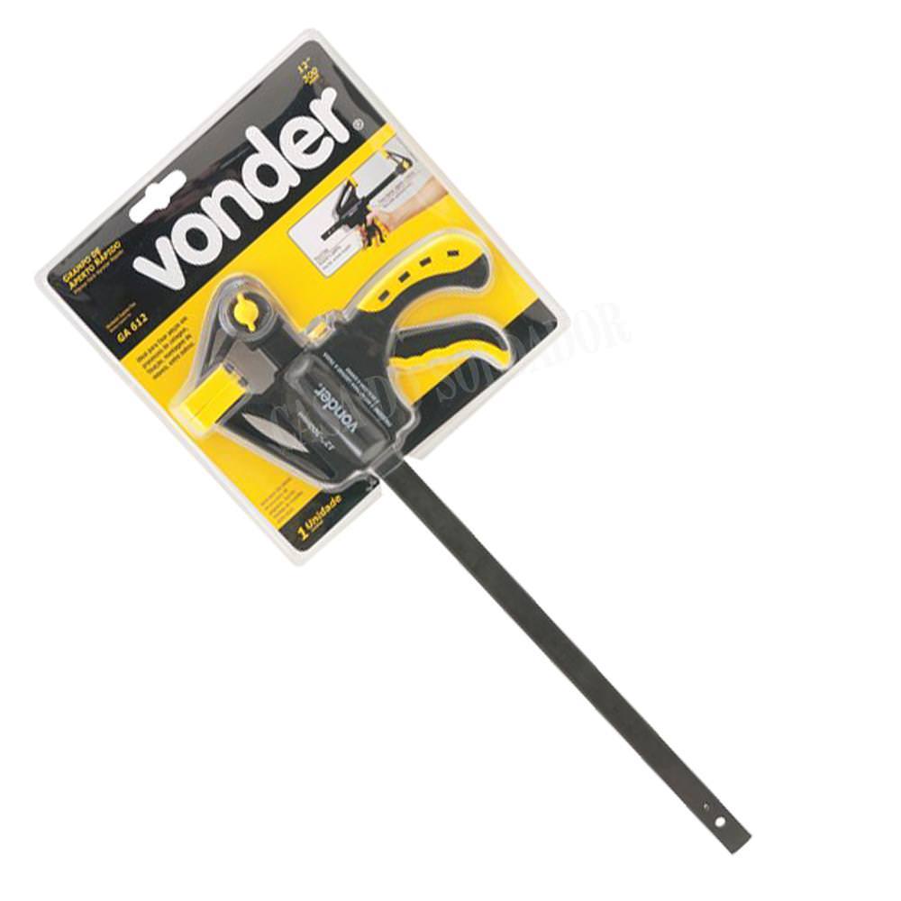 Grampo tipo sargento de aperto rápido 12 polegadas GA 612 Vonder