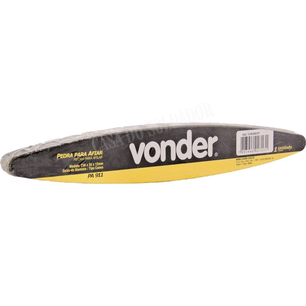 Pedra para afiar tipo canoa - Vonder