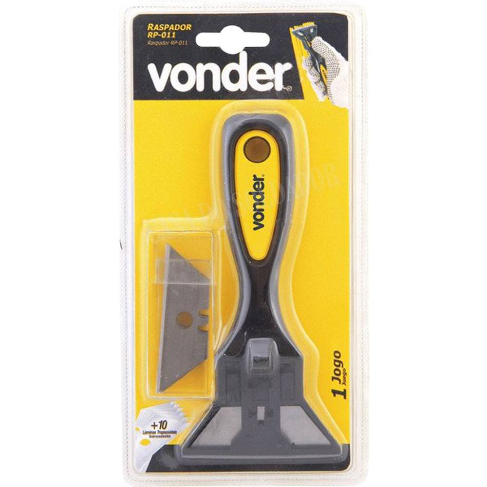 Raspador plano RP011 corpo em plástico ABS Vonder