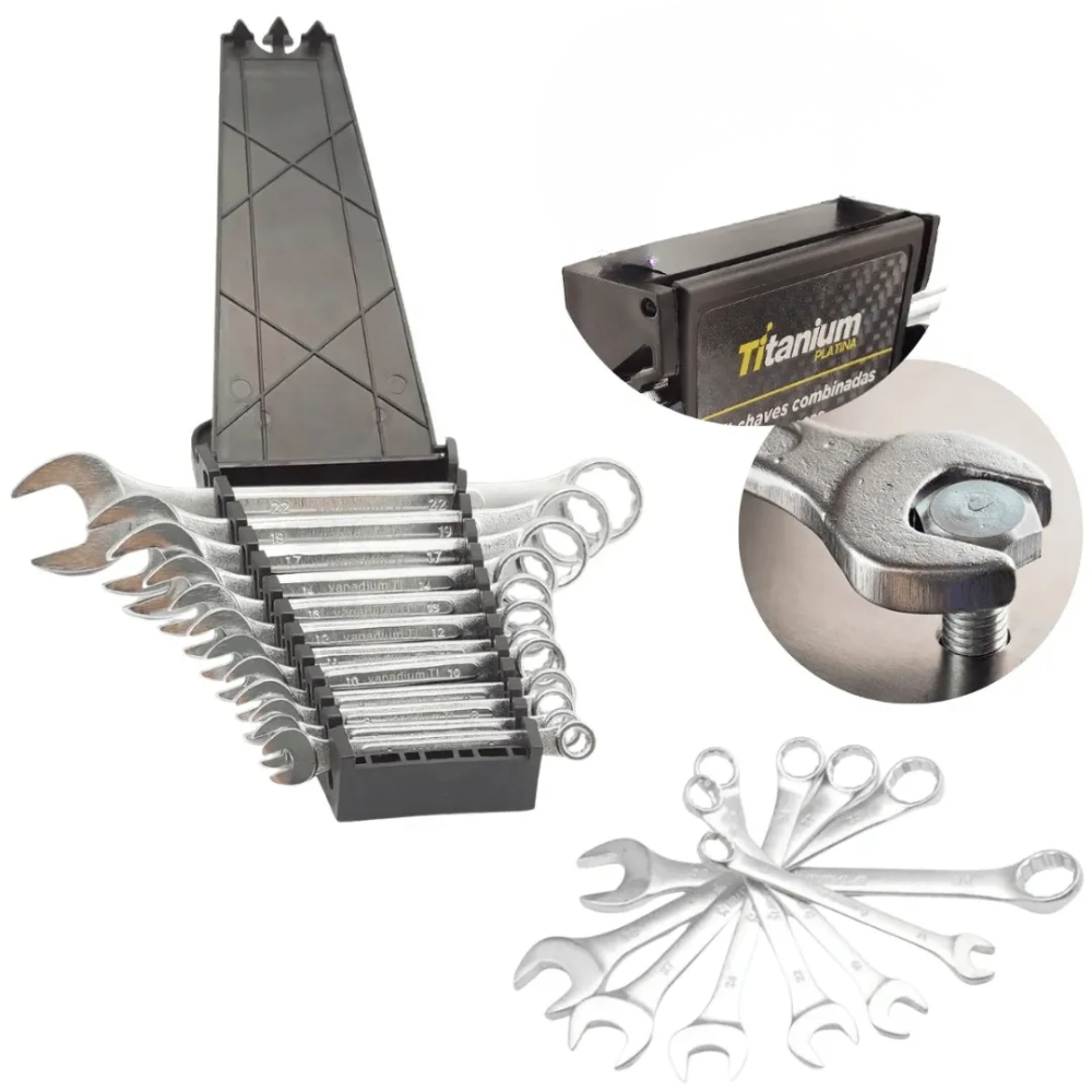 Jogo Combinada Titanium 6 A 22mm - 12PÇ 07885